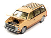1985 Plymouth Voyager in Cream with Tan Lower Sides - Auto World - 1/64 - AWSP129 B Passion Diecast