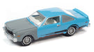1976 Plymouth Road Runner in Big Sky Blue and Primer Gray - Project in Progress - Johnny Lightning 1/64 - JLSP233 A