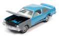 1976 Plymouth Road Runner in Big Sky Blue and Primer Gray - Project in Progress - Johnny Lightning 1/64 - JLSP233 A