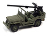 Willys Jeep MB 1973 Godzilla vs Megalon in Olive Drab - Johnny Lightning 1/64 - JLSP314 Passion Diecast