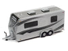 2010 Toyota FJ Cruiser with Camping Trailer in Dark Green - Truck&Trailers - Johnny Lightning  1:64 - JLSP315 B