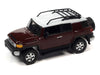 2010 Toyota FJ Cruiser with Camping Trailer in Brick Red - Truck&Trailers - Johnny Lightning  1:64 - JLSP315 A