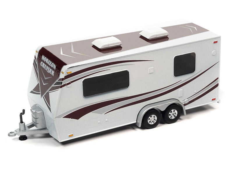 2010 Toyota FJ Cruiser with Camping Trailer in Brick Red - Truck&Trailers - Johnny Lightning  1:64 - JLSP315 A