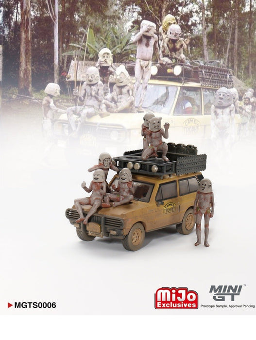 Range Rover 1982 Camel Trophy Papua New Guinea Set - Mini GT - 1:64 - MGTS0006 Passion Diecast
