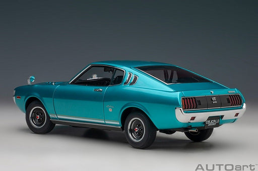 Toyota Celica Liftback 2000GT (RA25) 1973 (Turquoise Blue Metallic) - Autoart - 78767 Passion Diecast