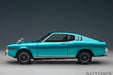 Toyota Celica Liftback 2000GT (RA25) 1973 (Turquoise Blue Metallic) - Autoart - 78767 Passion Diecast