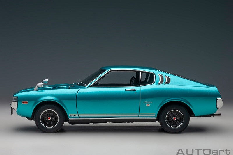 Toyota Celica Liftback 2000GT (RA25) 1973 (Turquoise Blue Metallic) - Autoart - 78767 Passion Diecast