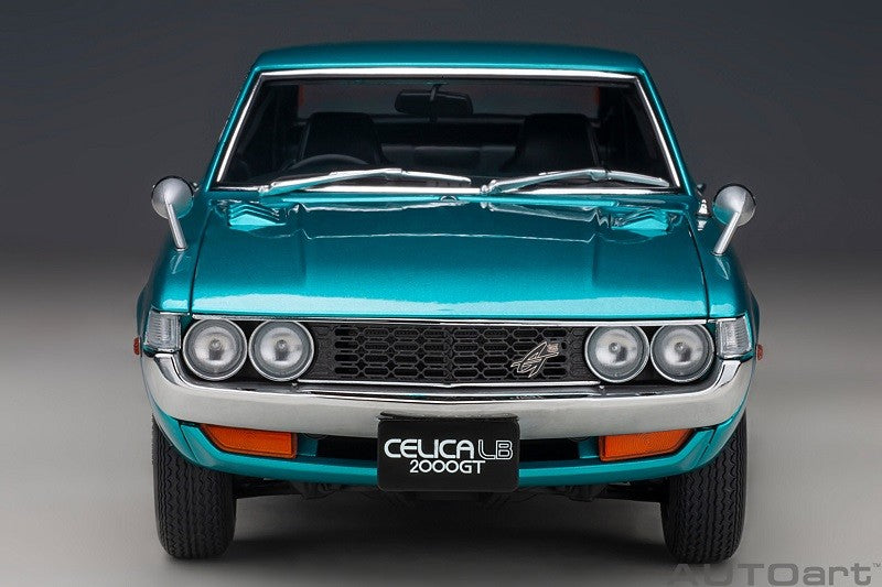 Toyota Celica Liftback 2000GT (RA25) 1973 (Turquoise Blue Metallic) - Autoart - 78767 Passion Diecast