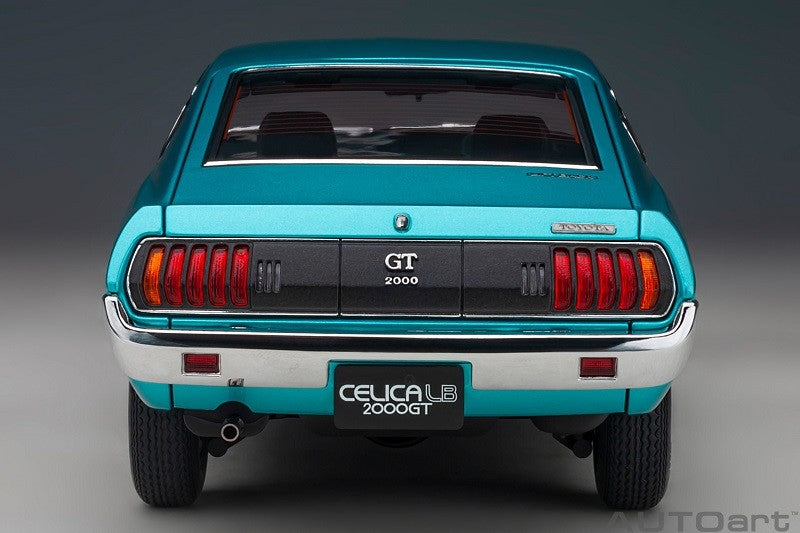 Toyota Celica Liftback 2000GT (RA25) 1973 (Turquoise Blue Metallic) - Autoart - 78767 Passion Diecast