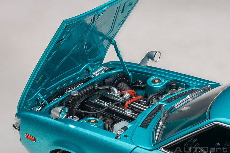 Toyota Celica Liftback 2000GT (RA25) 1973 (Turquoise Blue Metallic) - Autoart - 78767 Passion Diecast
