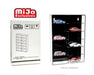 Showcase 1:64 12-Car Display Case Wall Mount Plastic Black Back Version With Cover - Mijo Exclusive 1/64 - MJ08012BK