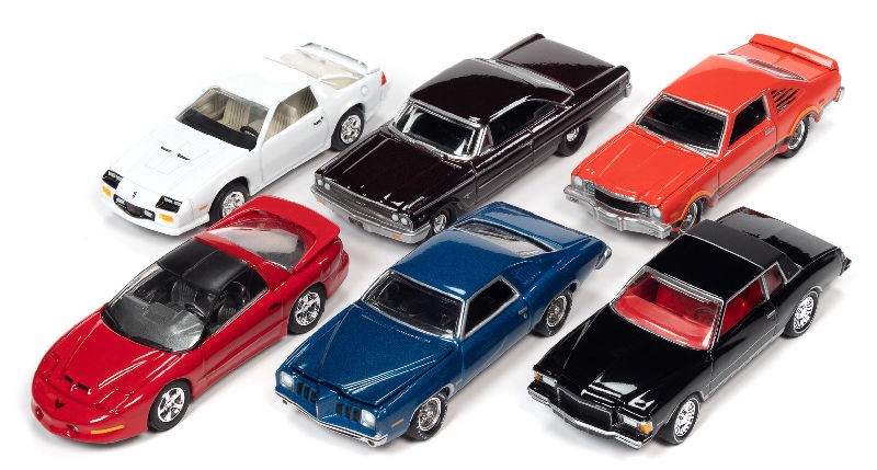 Muscle Cars USA 2021 Release 4 Version A  (6 cars set ) Johnny Lightning 1:64 - JLMC028 A