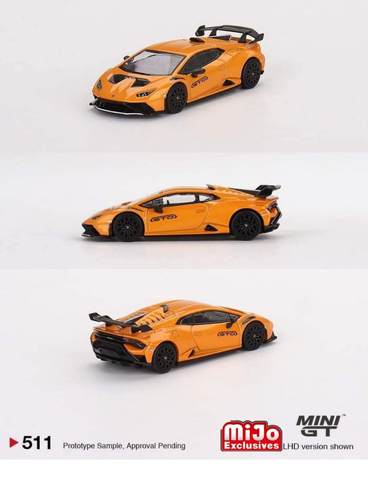 Lamborghini Huracán STO Arancio Borealis - Mini GT - 1:64 - MGT00511 Passion Diecast