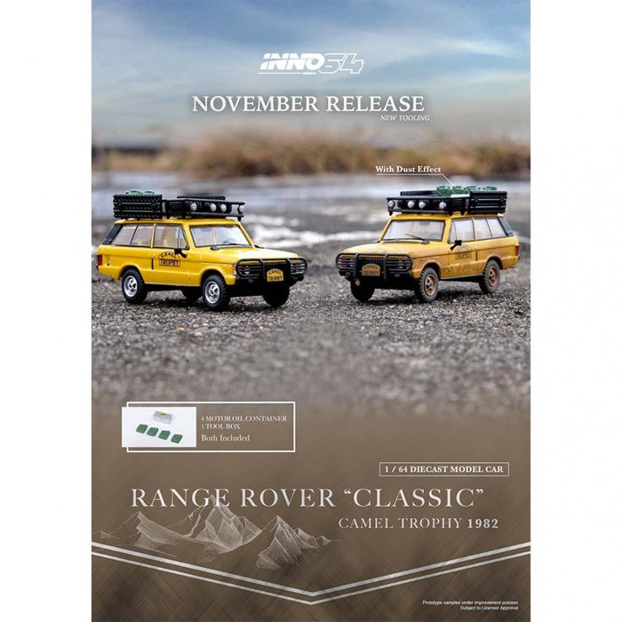 Land Rover Range Rover Classic CAMEL TROPHY 1982 - INNO 64 - 1/64 - IN64-RRC-CT82 - Passion Diecast