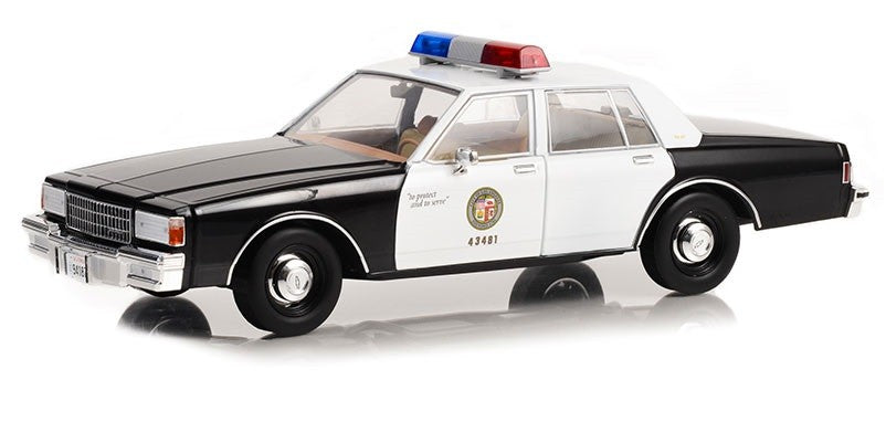 Los Angeles Police Department (LAPD) - 1986 Chevrolet Caprice - MacGyver (TV Series 1985-1992) - 1/18  Greenlight - 19126