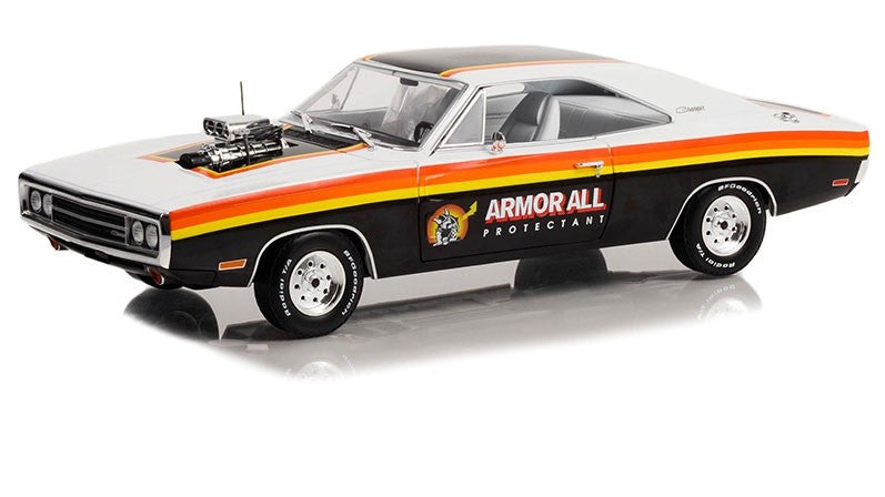 Armor All - 1970 Dodge Charger with Blown Engine - 1/18  Greenlight - 19123 Passion Diecast