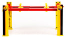 MOPAR Parts & Accessories - Four-Post Lift in Yellow and Red - Greenlight - 1/18 - 13649 - Passion Diecast 