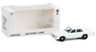 Police - 1980-90 Chevrolet Caprice in White (WITHOUT LIGHT AND PUSH BAR) - Hobby Exclusive - 1/64 Greenlight - 43005 A