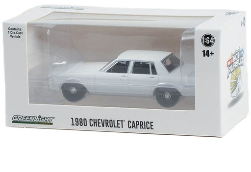 Police - 1980-90 Chevrolet Caprice in White (WITHOUT LIGHT AND PUSH BAR) - Hobby Exclusive - 1/64 Greenlight - 43005 A