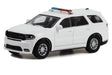 Police - 2022 Dodge Durango Pursuit with Light Bar and Push Bar in White - Hobby Exclusive - 1/64 Greenlight - 43003 B