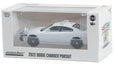 Police - 2022 Dodge Charger Pursuit with Light Bar and Push Bar in White - Hobby Exclusive - 1/64 Greenlight - 43002 B