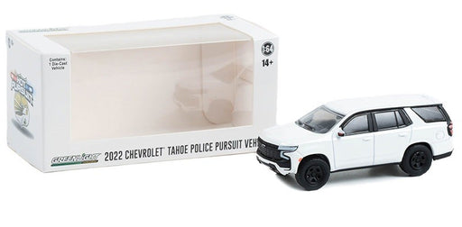 Police - 2022 Chevrolet Tahoe Police Pursuit Vehicle (WITHOUT LIGHT AND PUSH BAR) - Hobby Exclusive - 1/64 Greenlight - 43001 A