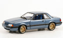 Detroit Speed, Inc. - 1989 Ford Mustang 5.0 LX in Medium Shadow Blue - 1/18 - GMP - 18977 Passion Diecast 