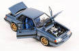 Detroit Speed, Inc. - 1989 Ford Mustang 5.0 LX in Medium Shadow Blue - 1/18 - GMP - 18977 Passion Diecast 