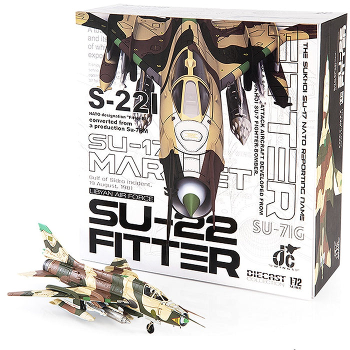 Sukhoi Su-22 Fitter Libyan Air Force, Gulf of Sidra, August 19th 1981- JC Wings  1:72 JCW-72-SU20-001