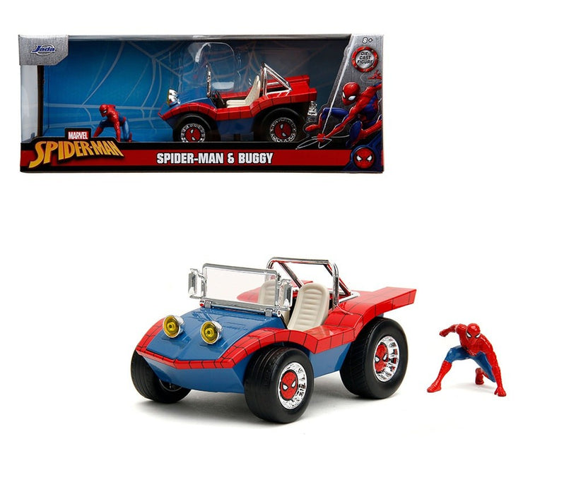 Spider Man Buggy With Spider Man - Spider Man - Jada 1/24 - 33729 Passion Diecast