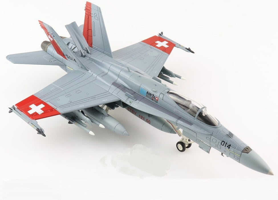 McDonnell Douglas F/A-18C Hornet Swiss Air Force 11 Staffel Tigers, Meiringen AB, Switzerland 2014 / Hobby Master 1:72 HA3572