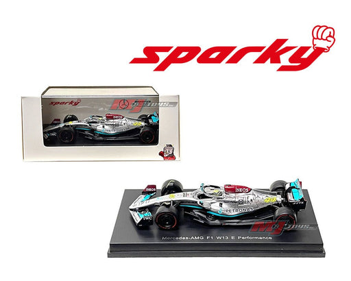 Mercedes-AMG Petronas F1 W13 E Performance No.44 Mercedes-AMG Petronas F1 Team 2022 - Lewis Hamilton - SPARKY 1/64 - Y256