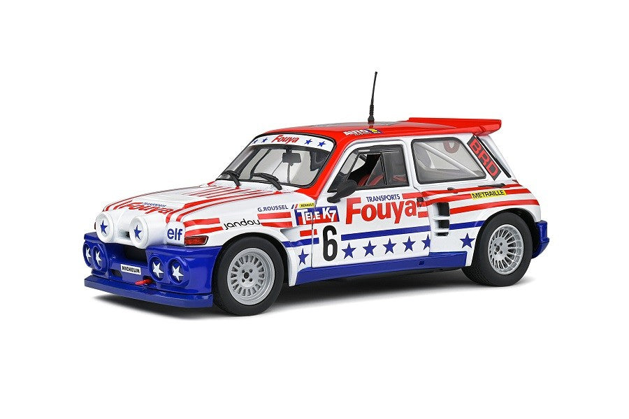 RENAULT 5 MAXI - RALLYCROSS - 1987 - G. ROUSSEL NO.6 - Solido - 1/18 - S1804706  Passion Diecast