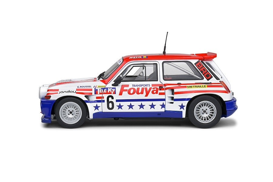 RENAULT 5 MAXI - RALLYCROSS - 1987 - G. ROUSSEL NO.6 - Solido - 1/18 - S1804706  Passion Diecast