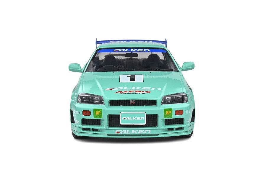 1999 Nissan Skyline (R34) GT-R Falken Drift Livery - Solido - 1/18 - S1804304  Passion Diecast
