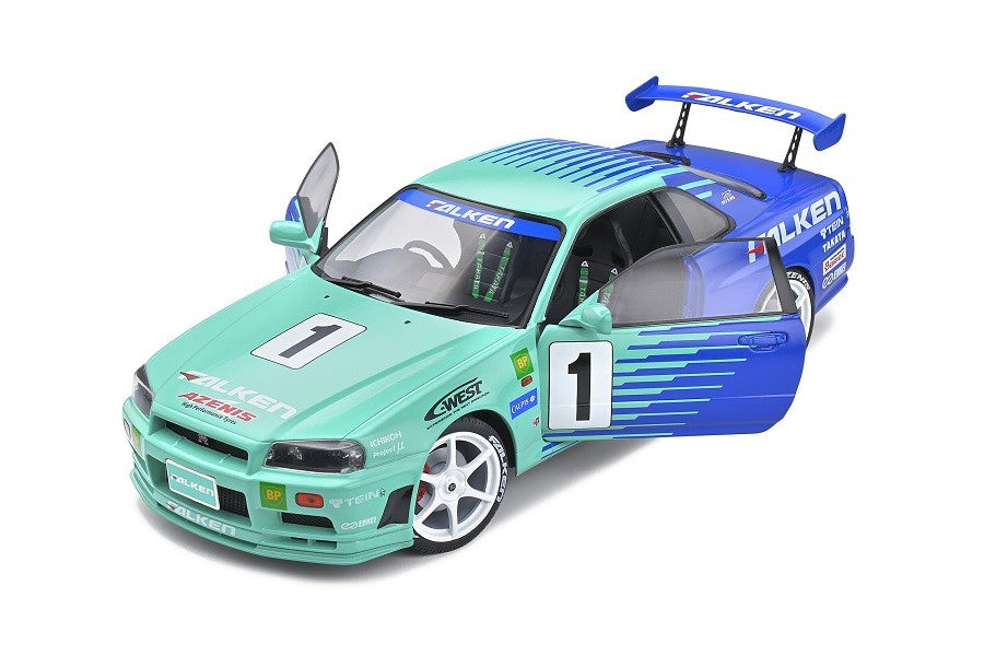 1999 Nissan Skyline (R34) GT-R Falken Drift Livery - Solido - 1/18 - S1804304  Passion Diecast