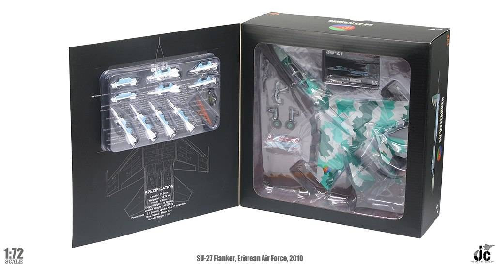 Sukhoi Su-27 Flanker  Eritrean Air Force, Eritrea, 2010 - JC Wings  1:72 - JCW-72-SU27-007