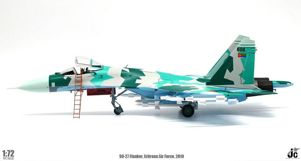 Sukhoi Su-27 Flanker  Eritrean Air Force, Eritrea, 2010 - JC Wings  1:72 - JCW-72-SU27-007