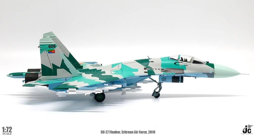 Sukhoi Su-27 Flanker  Eritrean Air Force, Eritrea, 2010 - JC Wings  1:72 - JCW-72-SU27-007