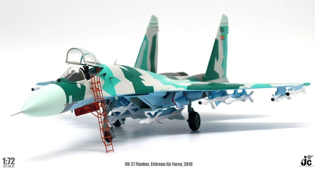 Sukhoi Su-27 Flanker  Eritrean Air Force, Eritrea, 2010 - JC Wings  1:72 - JCW-72-SU27-007