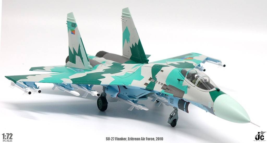 Sukhoi Su-27 Flanker  Eritrean Air Force, Eritrea, 2010 - JC Wings  1:72 - JCW-72-SU27-007