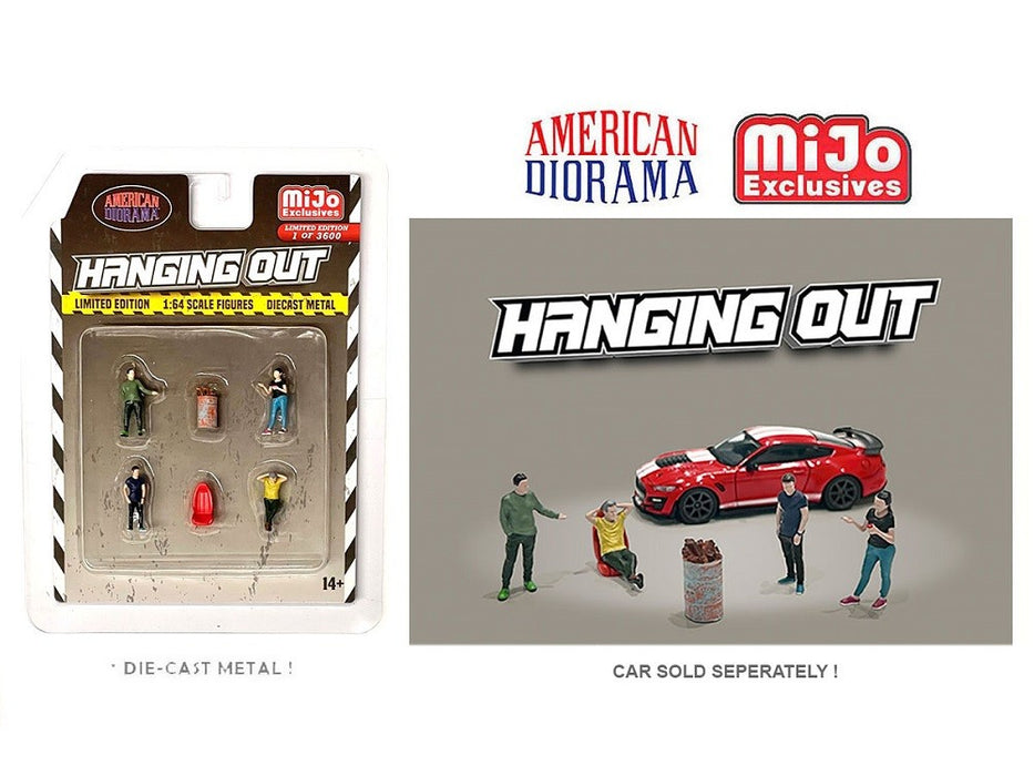 Hanging Out Set - 6 pieces Diecast - American Diorama - 1/64 - AD-76514MJ Passion Diecast