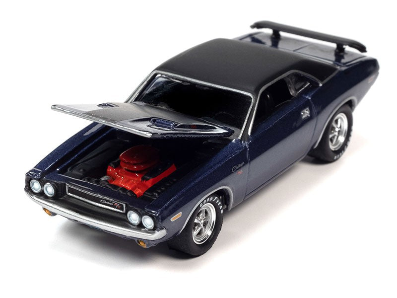 1970 Dodge Challenger R/T in Purple with Black Roof - Johnny Lightning 1/64 - JLSP331 Passion Diecast