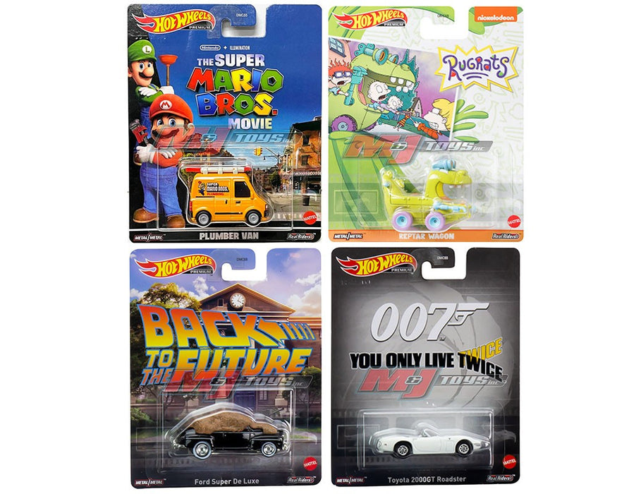 Hot Wheels 1:64 Retro Entertainment 2023 P case 5 Assortment - DMC55-978P