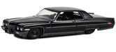 1971 Cadillac Coupe deVille Lowrider - Black Bandit Series 28 - 1/64 Greenlight - 28130 A