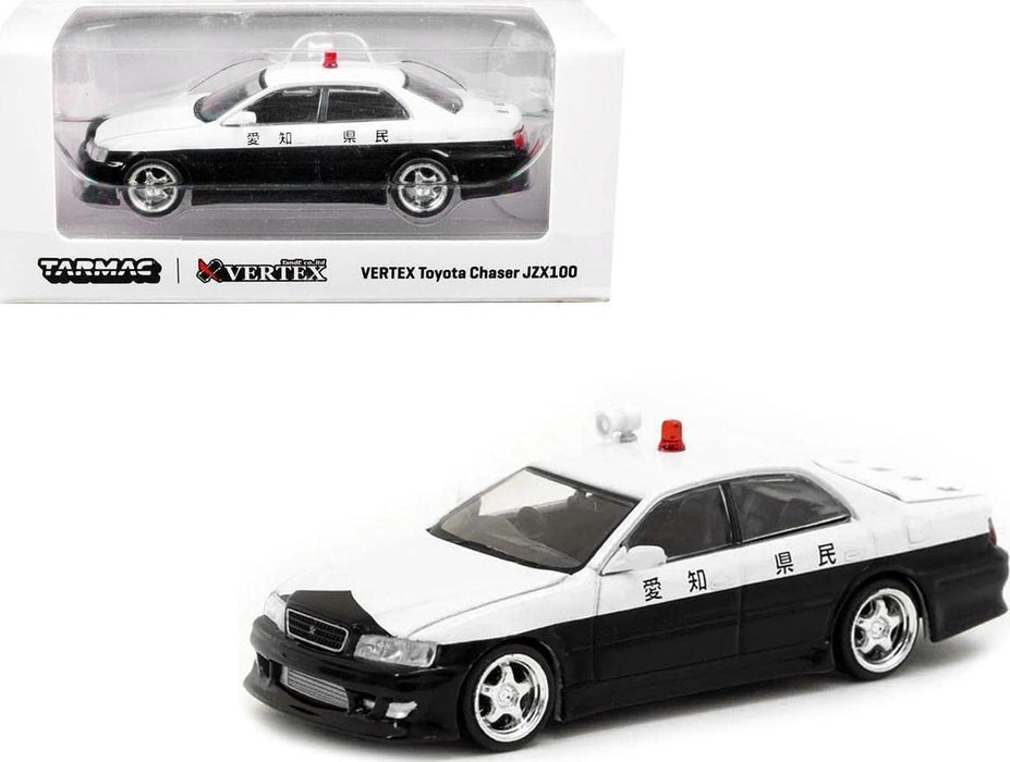 VERTEX Toyota Chaser JZX100 - Tarmac Works - 1/64 - T64G-007-BW Passion Diecast