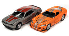 Mopar Pack - 2008 Dodge Viper SRT 10 - 2014 Dodge Challenger R/T - Set of 2 - Johnny Lightning - 1:64 - JLSP319 B