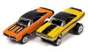 Hemi Zinger Pack - 1970 Plymouth Road Runner - 1969 Dodge Charger R/T - Set of 2 - Johnny Lightning - 1:64 - JLSP318 A