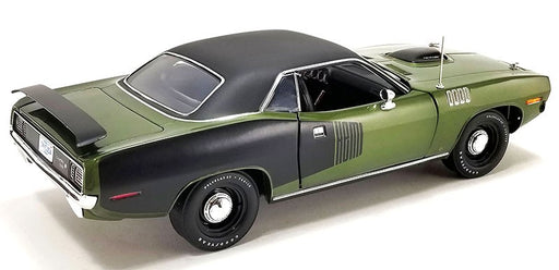1971 Plymouth Hemi Cuda in Ivy Green with Vinyl Top Limited Edition - ACME - 1/18 - A1806132VT - Passion Diecast 