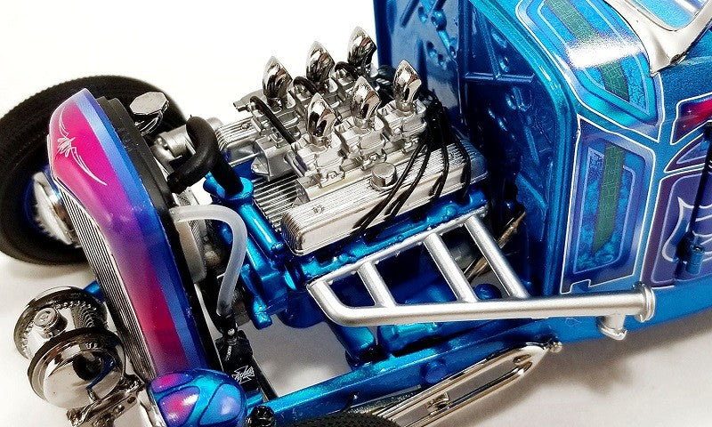 1932 Ford Hot Rod Roadster in Blue Flame Limited Edition - ACME - 1/18 - A1805024 - Passion Diecast 